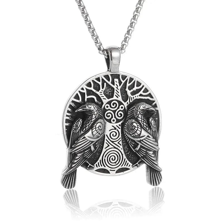 Collar vikingo Hugin et Munin Collar vikingo Hugin et Munin