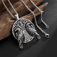 Collar vikingo Hugin et Munin Collar vikingo Hugin et Munin