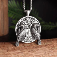 Collar vikingo Hugin et Munin Collar vikingo Hugin et Munin