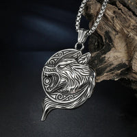 Collar vikingo el rugido del gran Fenrir Collar vikingo el rugido del gran Fenrir