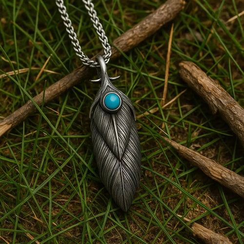 Collier nordique Collier viking plume éternelle - Odins Hall