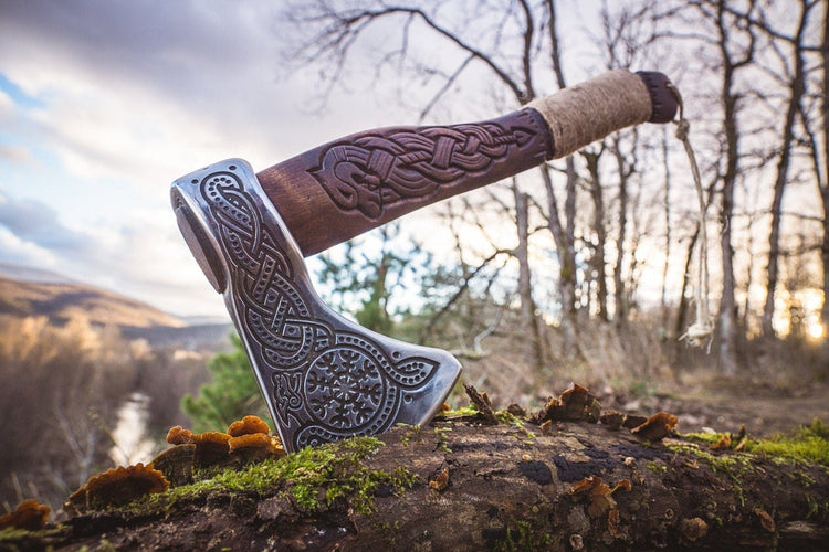 Hacha de guerrero vikingo - \"Hacha de hielo eterna Hacha de guerrero vikingo - \"Hacha de hielo eterna