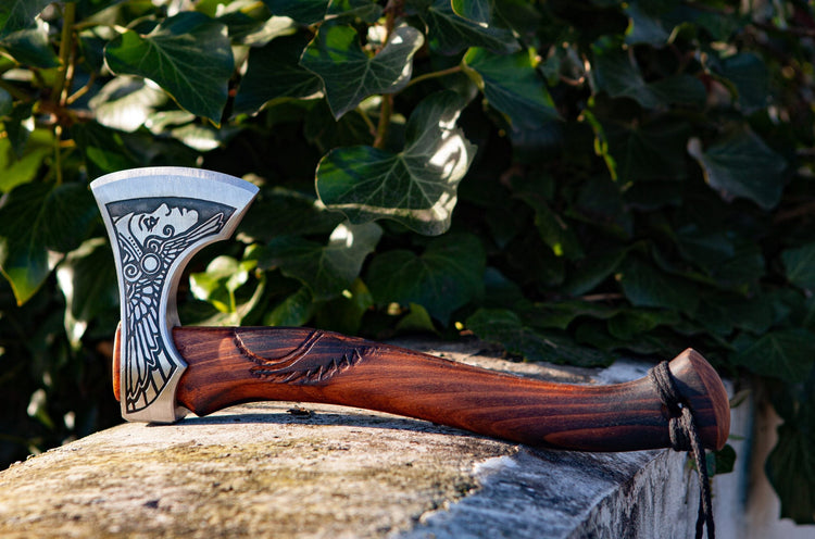 Hacha de guerrero vikingo - \"Hacha de la Aurora Boreal Hacha de guerrero vikingo - \"Hacha de la Aurora Boreal