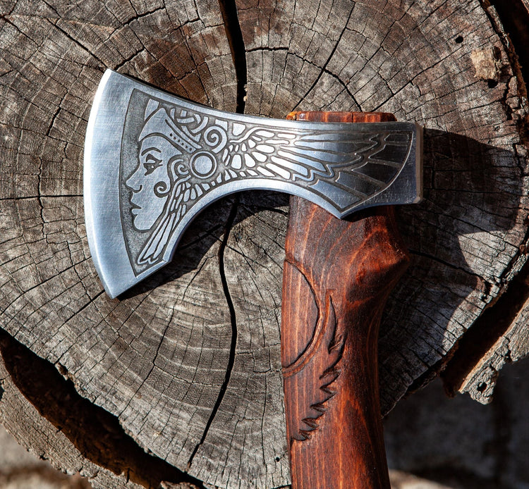 Hacha de guerrero vikingo - \"Hacha de la Aurora Boreal Hacha de guerrero vikingo - \"Hacha de la Aurora Boreal