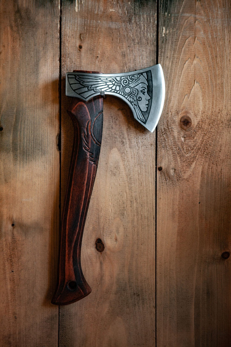 Hacha de guerrero vikingo - \"Hacha de la Aurora Boreal Hacha de guerrero vikingo - \"Hacha de la Aurora Boreal