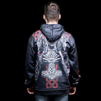 Sudadera con capucha Viking \"Compass of Destiny Sudadera con capucha Viking \"Compass of Destiny