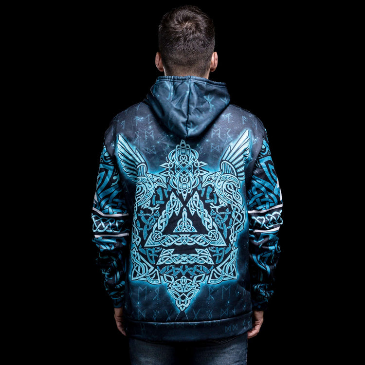 Sudadera con capucha vikinga Mjölnir du Loup Sudadera con capucha vikinga Mjölnir du Loup
