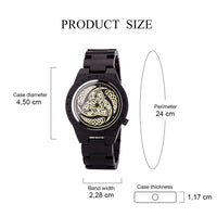 Reloj de madera - La Corne d'Odin Reloj de madera - La Corne d'Odin