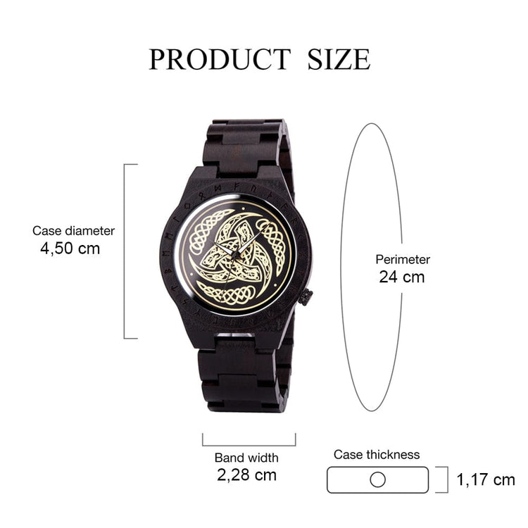 Reloj de madera - La Corne d'Odin Reloj de madera - La Corne d'Odin