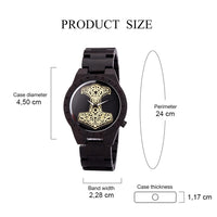 Reloj de madera - Mjolnir Reloj de madera - Mjolnir