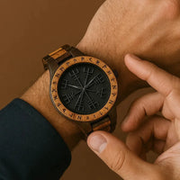 Reloj de madera - Vegvisir Reloj de madera - Vegvisir