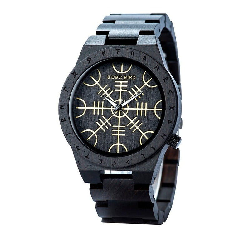 Reloj de madera - Vegvisir Reloj de madera - Vegvisir