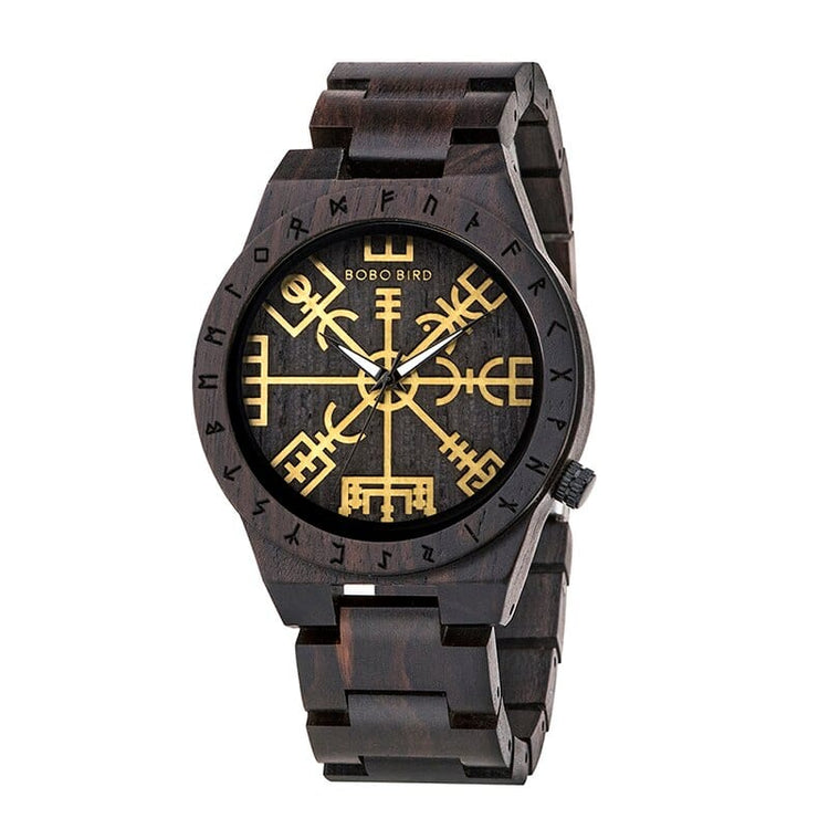 Reloj de madera - Vegvisir Reloj de madera - Vegvisir
