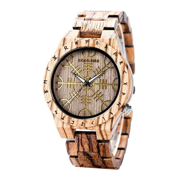 Reloj de madera - Vegvisir Reloj de madera - Vegvisir