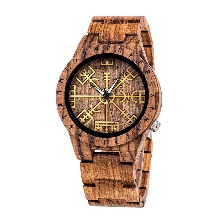 Reloj de madera - Vegvisir Reloj de madera - Vegvisir