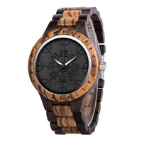 Reloj de madera - Vegvisir Reloj de madera - Vegvisir