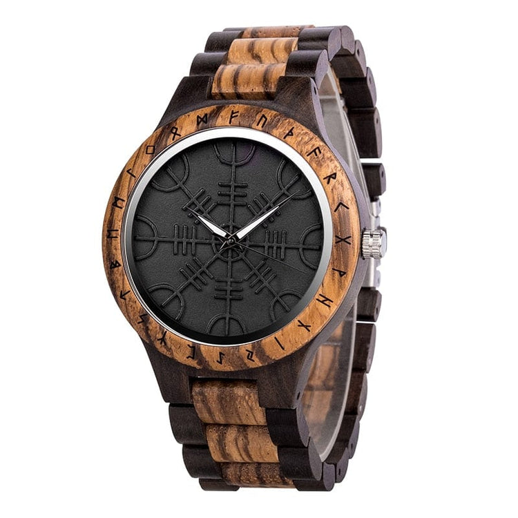 Reloj de madera - Vegvisir Reloj de madera - Vegvisir