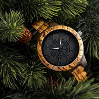Reloj de madera - Vegvisir Reloj de madera - Vegvisir