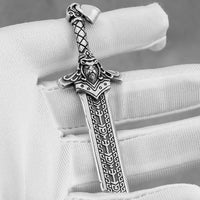 Colgante vikingo - Espada de los conquistadores nórdicos Colgante vikingo - Espada de los conquistadores nórdicos