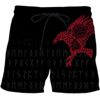Pantalones cortos Viking - Corbeau Rouge Sang Pantalones cortos Viking - Corbeau Rouge Sang