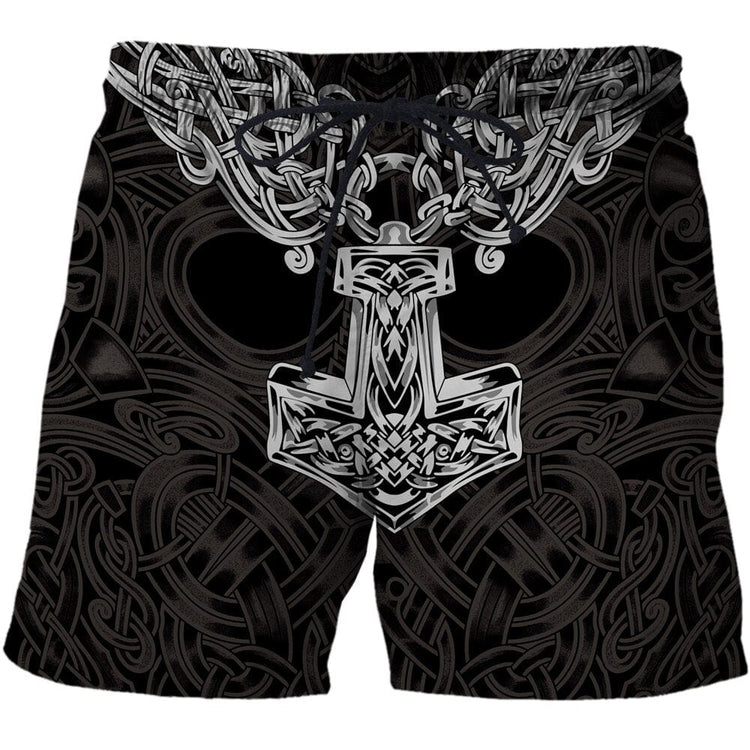 Pantalones cortos vikingos - Tormento de Mjolnir Pantalones cortos vikingos - Tormento de Mjolnir