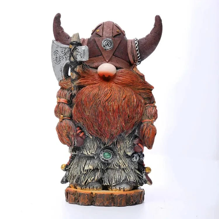 Gran estatua de un guerrero vikingo Gran estatua de un guerrero vikingo