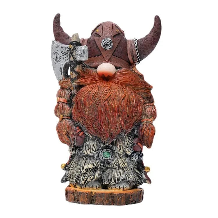 Gran estatua de un guerrero vikingo Gran estatua de un guerrero vikingo