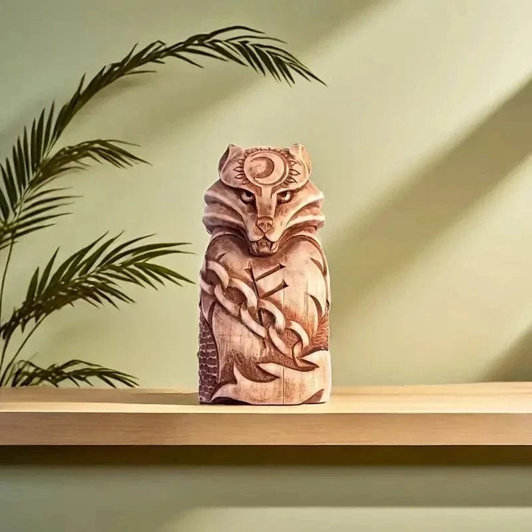 Estatuilla del lobo Fenrir Estatuilla del lobo Fenrir