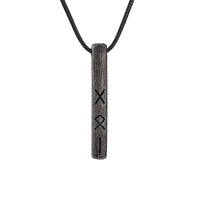 Amuleto vikingo del alfabeto rúnico Futhark - acero inoxidable Amuleto vikingo del alfabeto rúnico Futhark - acero inoxidable