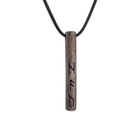 Amuleto vikingo del alfabeto rúnico Futhark - acero inoxidable Amuleto vikingo del alfabeto rúnico Futhark - acero inoxidable