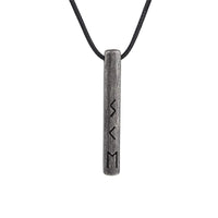 Amuleto vikingo del alfabeto rúnico Futhark - acero inoxidable Amuleto vikingo del alfabeto rúnico Futhark - acero inoxidable