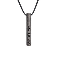 Amuleto vikingo del alfabeto rúnico Futhark - acero inoxidable Amuleto vikingo del alfabeto rúnico Futhark - acero inoxidable