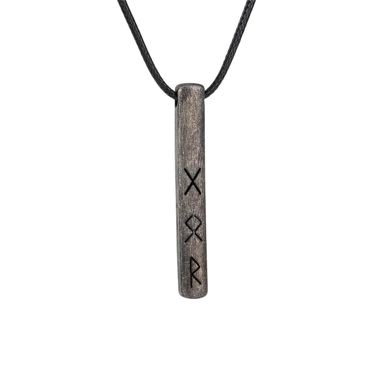 Amuleto vikingo del alfabeto rúnico Futhark - acero inoxidable Amuleto vikingo del alfabeto rúnico Futhark - acero inoxidable
