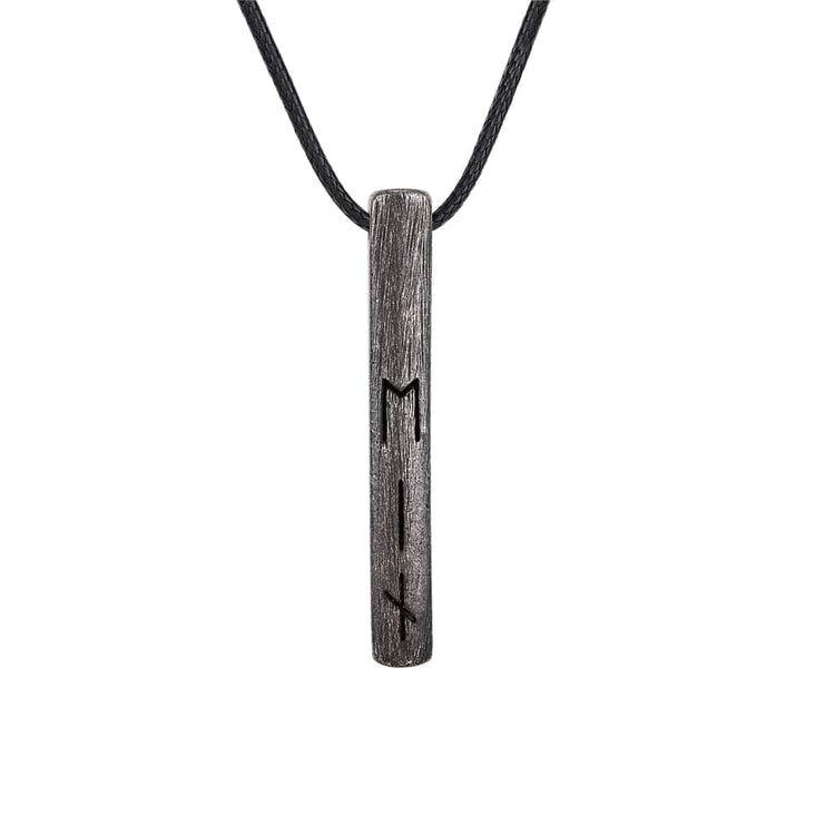 Amuleto vikingo del alfabeto rúnico Futhark - acero inoxidable Amuleto vikingo del alfabeto rúnico Futhark - acero inoxidable