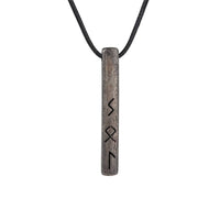 Amuleto vikingo del alfabeto rúnico Futhark - acero inoxidable Amuleto vikingo del alfabeto rúnico Futhark - acero inoxidable