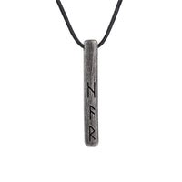 Amuleto vikingo del alfabeto rúnico Futhark - acero inoxidable Amuleto vikingo del alfabeto rúnico Futhark - acero inoxidable