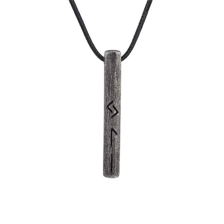 Amuleto vikingo del alfabeto rúnico Futhark - acero inoxidable Amuleto vikingo del alfabeto rúnico Futhark - acero inoxidable