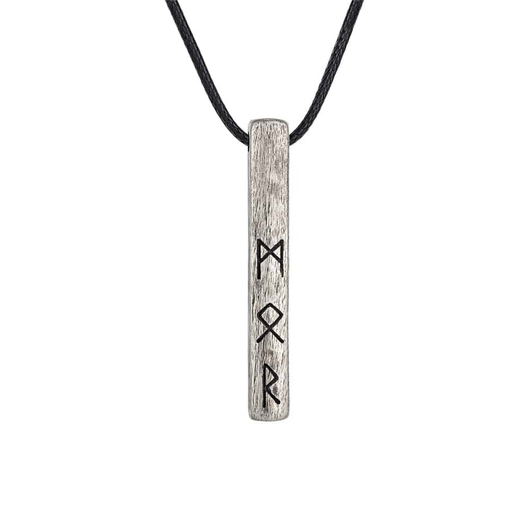 Amuleto vikingo del alfabeto rúnico Futhark - acero inoxidable Amuleto vikingo del alfabeto rúnico Futhark - acero inoxidable