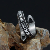 Anillo rúnico abierto Anillo rúnico abierto