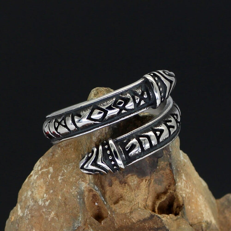Anillo rúnico abierto Anillo rúnico abierto