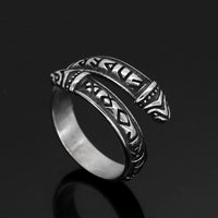 Anillo rúnico abierto Anillo rúnico abierto