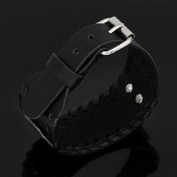Pulsera de cuero Aegishjalmur Pulsera de cuero Aegishjalmur