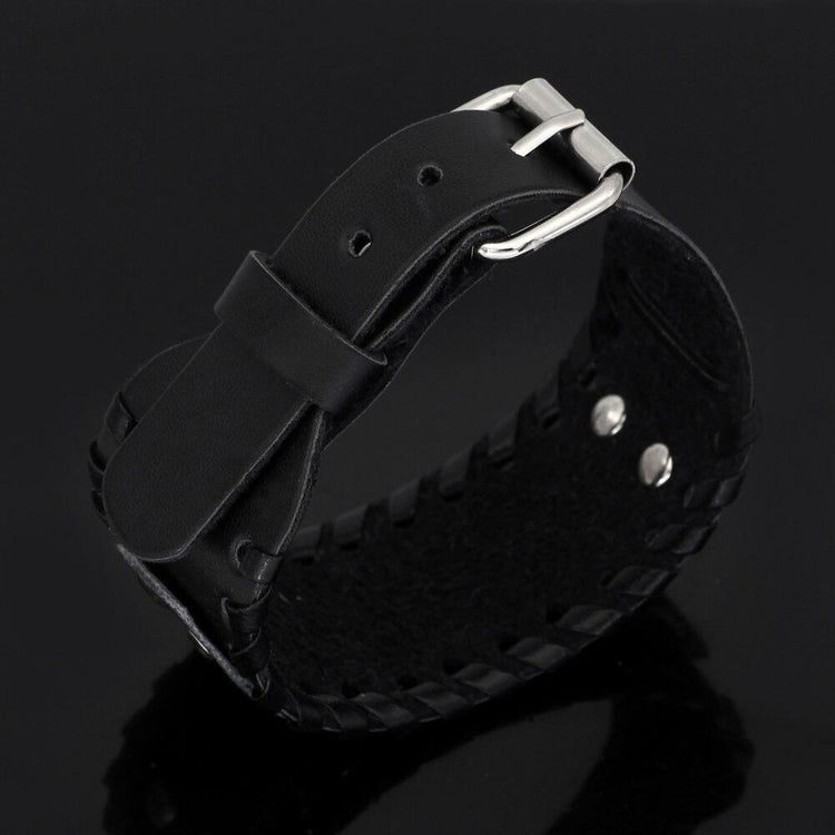 Pulsera de cuero Aegishjalmur Pulsera de cuero Aegishjalmur