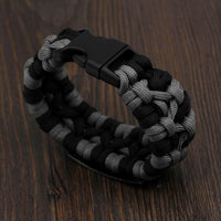 Pulsera de cuervo de Odín con paracord Pulsera de cuervo de Odín con paracord