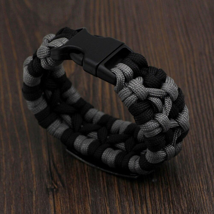 Pulsera de cuervo de Odín con paracord Pulsera de cuervo de Odín con paracord