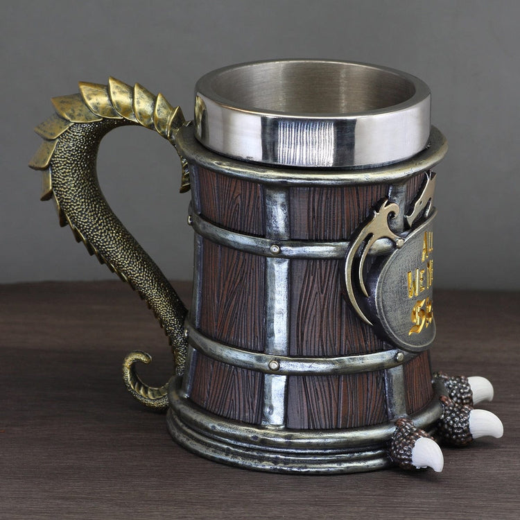 Taza vikinga \"All we need skal\" de resina Taza vikinga \"All we need skal\" de resina