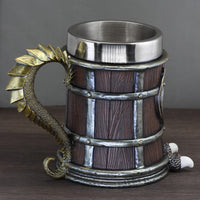Taza vikinga \"All we need skal\" de resina Taza vikinga \"All we need skal\" de resina