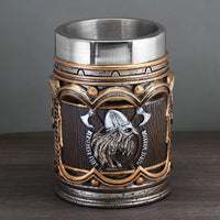 Taza vikinga \"Berserker Fury\" de resina Taza vikinga \"Berserker Fury\" de resina