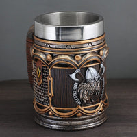 Taza vikinga \"Berserker Fury\" de resina Taza vikinga \"Berserker Fury\" de resina