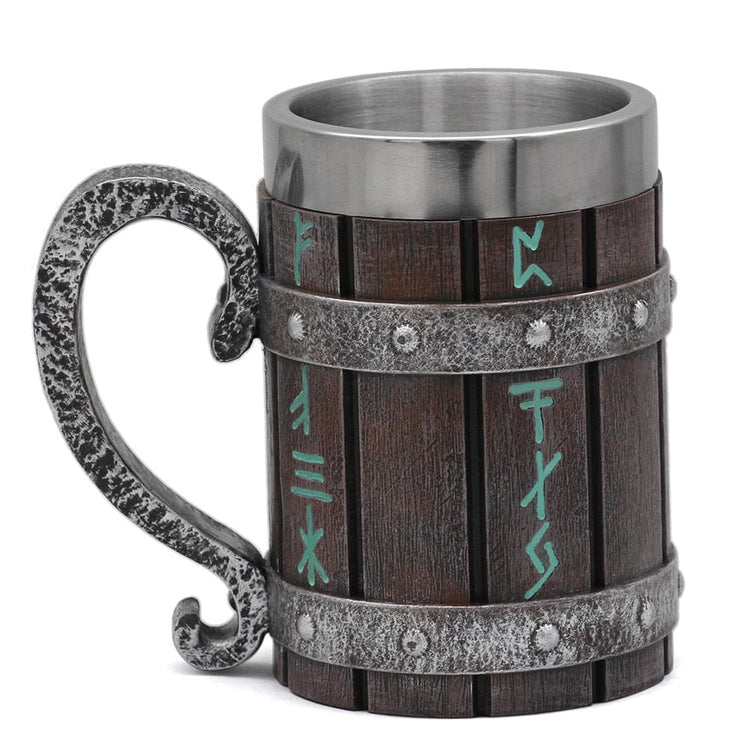 Taza vikinga con runa nórdica Taza vikinga con runa nórdica